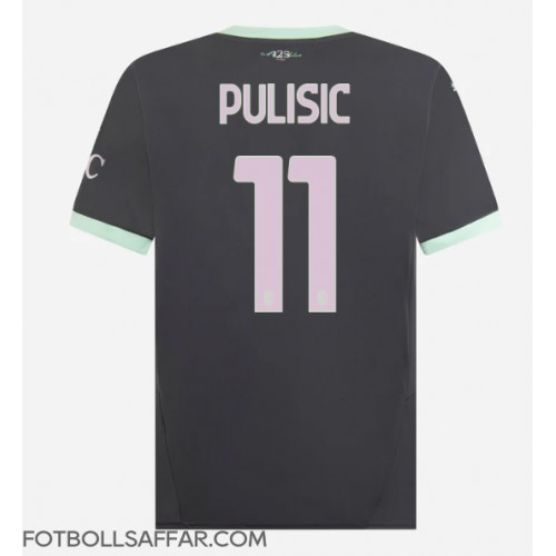 AC Milan Christian Pulisic #11 Tredjeställ 2024-25 Kortärmad